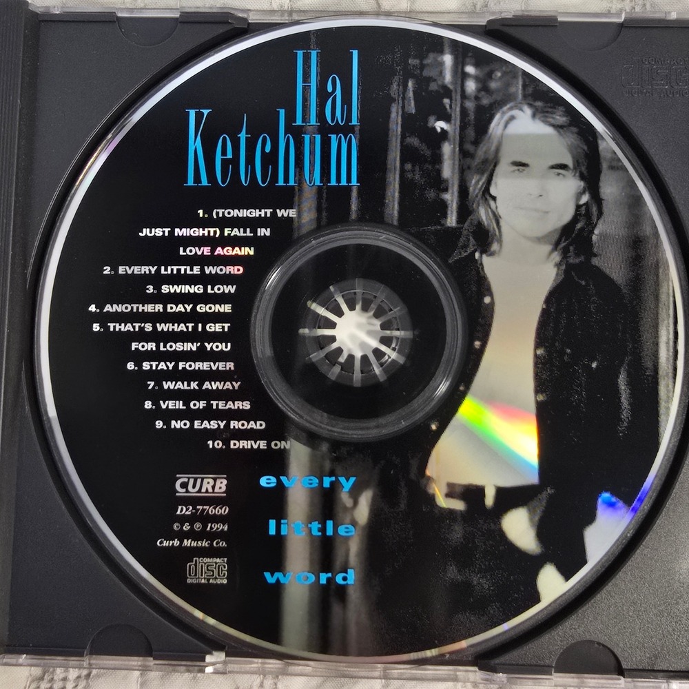 Hal Ketchum Every Little Word CD 1994 Curb Records D2-77660 Country Music - Picture 3 of 10